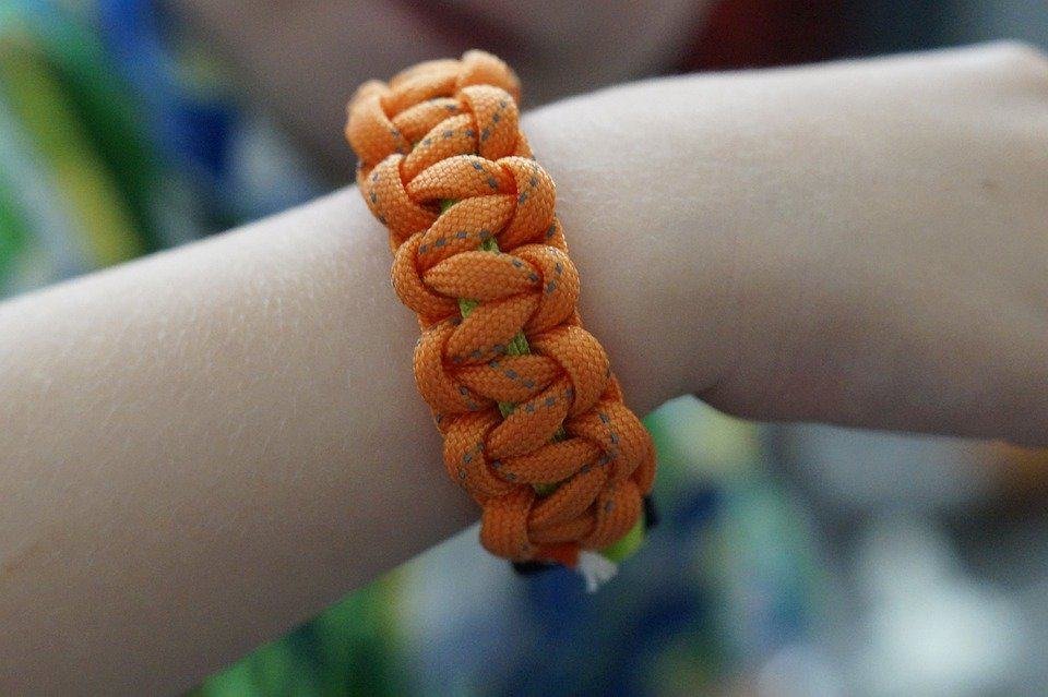 Stylish paracord bracelet.