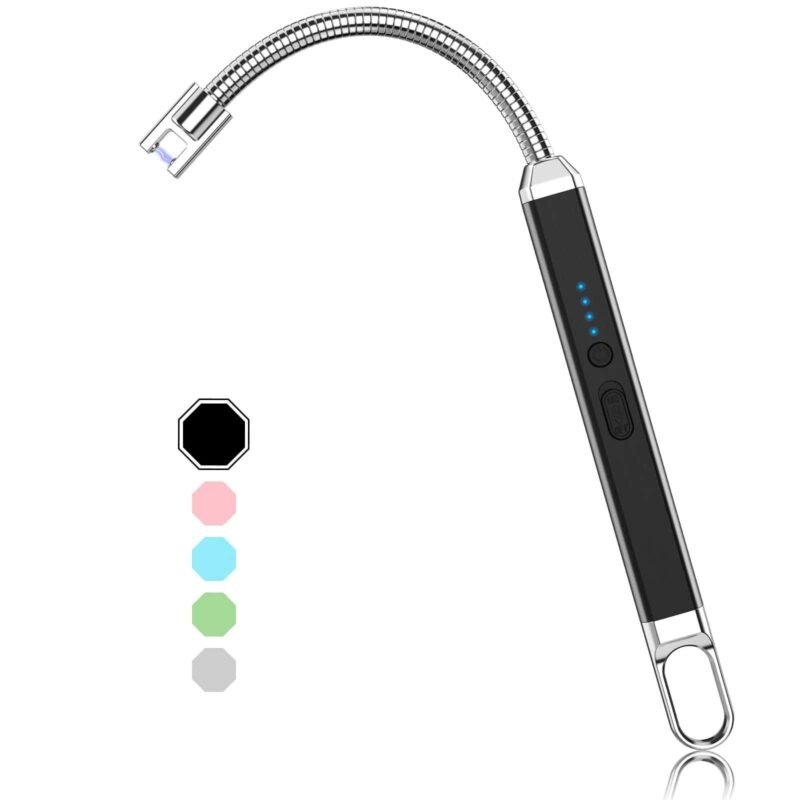 CDL04 Betrich long lighter, Candle Lighters Electric Lighter, Rechargeable Arc Lighter with LED Display